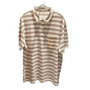Patagonia Cotton in Conversion Men’s 100% Organic Cotton Striped Polo Shirt  XL